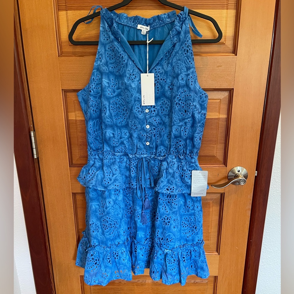 BTFL Life Brand -- Eyelet Sleeveless Dress - NWT